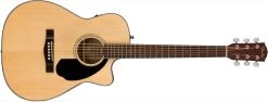 Fender CC-60SCE Solid Top Concert Acoustic With Pickup In Natural