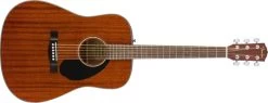 Fender CD-60S Solid Top Dreadnought Acoustic All Mahogany