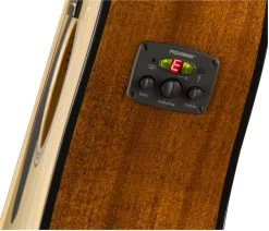 Fender CD-60SCE Solid Top Dreadnought Left Hand Acoustic With Pickup In Natural -musical instrument 0970118021 tuner