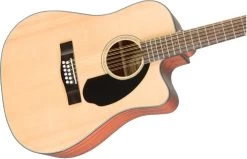 Fender CD-60SCE 12 String Solid Top Acoustic With Pickup In Natural -musical instrument 0970193021 body