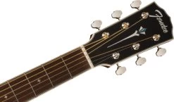 Fender PD-220E All Solid Dreadnought Acoustic In 3 Color Burst, Hardshell Case -musical instrument 0970310303 headstock