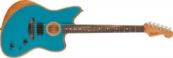Fender Acoustasonic Jazzmaster In Ocean Turquoise With Gig Bag