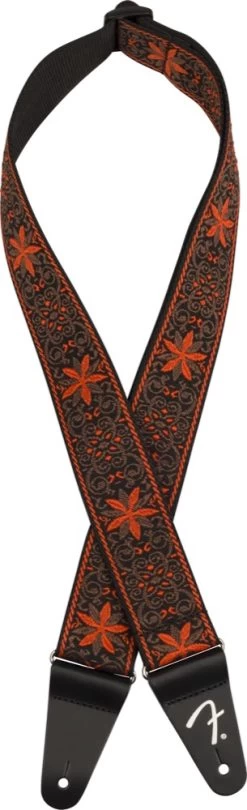 Fender Strap 2" Pasadena Woven Strap - Orange Wallflower