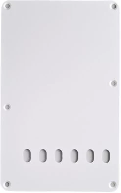 Fender Back Plate Strat White Single Ply