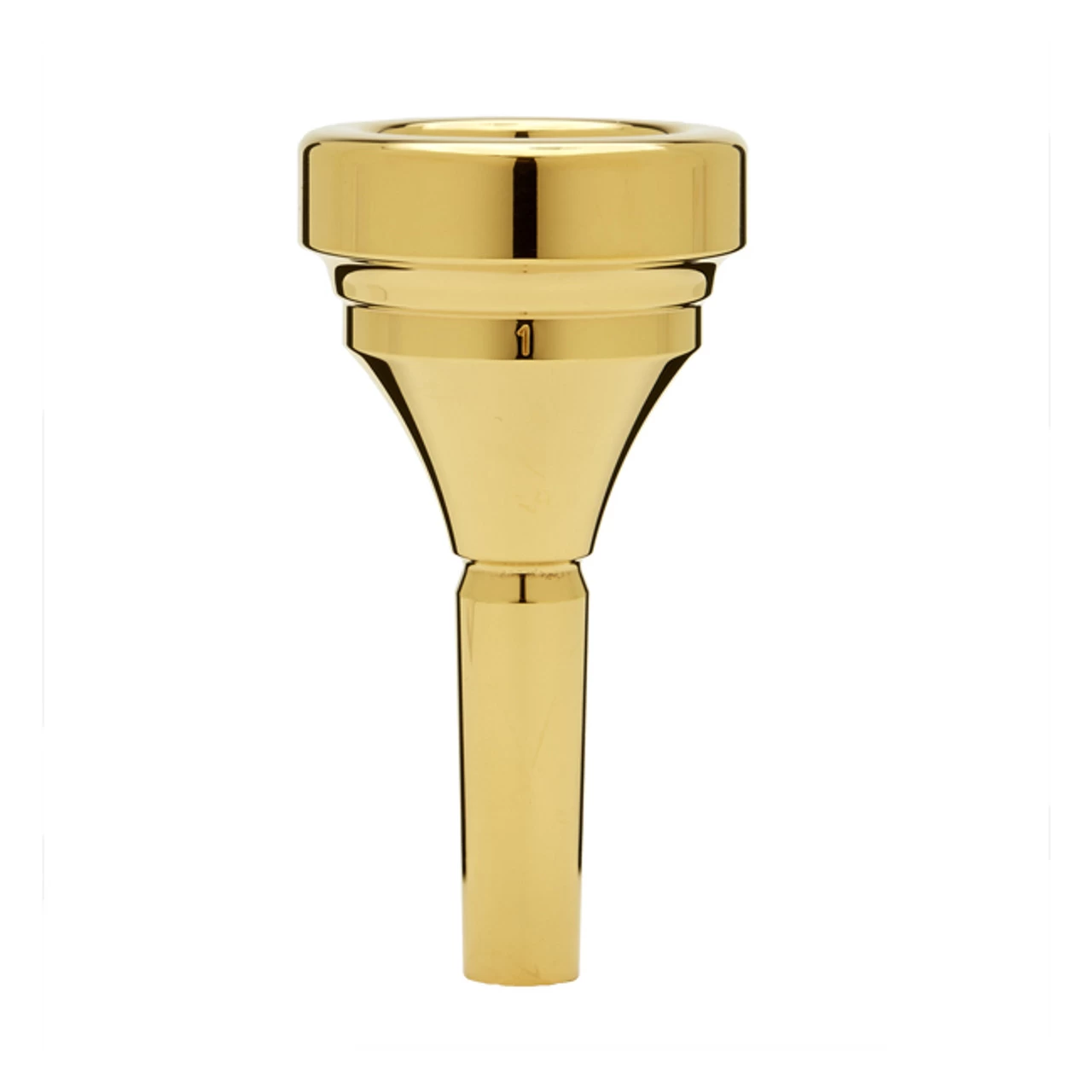 Denis Wick "Classic" Tuba Mouthpiece- Gold Plate 1 Denis Wick "Classic" Tuba Mouthpiece- Gold Plate