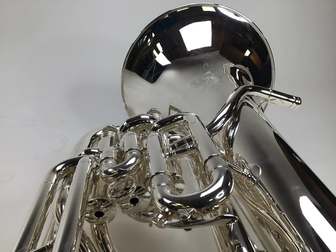 Eastman EEP-822S Euphonium Silver Plate 2 Eastman EEP-822S Euphonium Silver Plate - Image 2