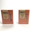 Reed Lot 15. Two Boxes Of Rico Reeds. One Box Of 10, Contra Alto Clarinet/Contra Bass Clarinet/Bass Saxophone Reeds, Strength 3 1/2; One Box Of 10 Bb Bass Clarinet, Strength 3 1/3 [799]