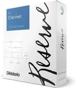 D'addario Reserve Bb Clarinet Reeds, Box Of 10