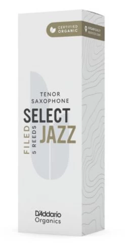 D'Addario Organic Select Jazz Filed Tenor Saxophone Reeds