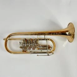 Used Bach 255G C Rotary Trumpet (SN: 1009)