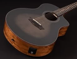 Washburn Bella Tono Studio 9 Charcoal Spruce Top Vine Inlay AC/EL -musical instrument BTS9VCECHD top