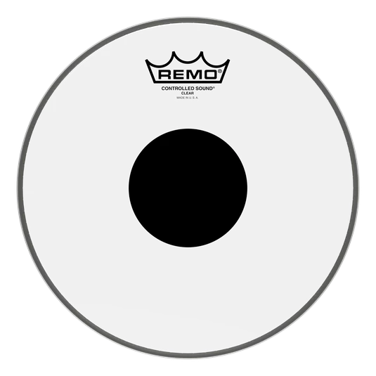Remo 14" CS Clear Black Dot 1 Remo 14" CS Clear Black Dot