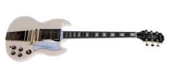 Epiphone SG Custom 3 Pickup With Maestro In Classic White