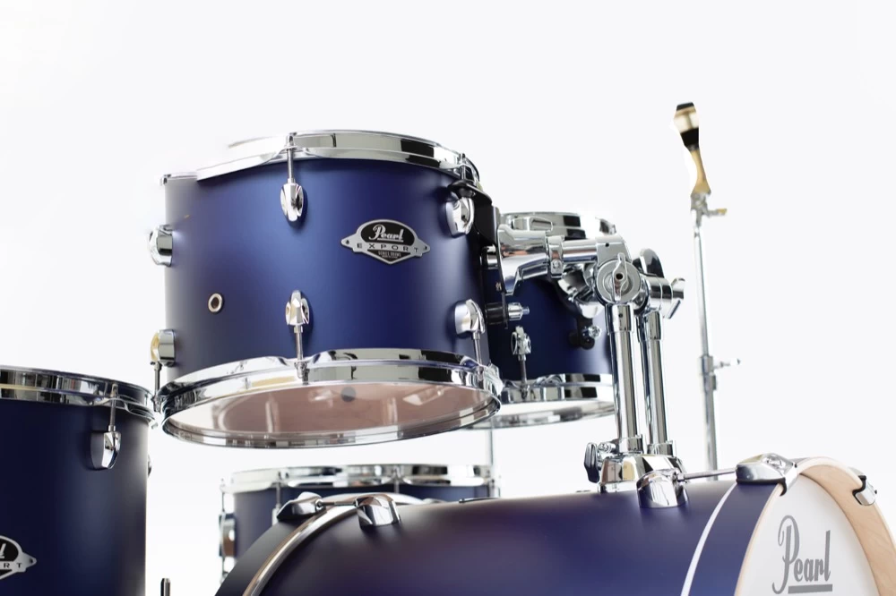 Pearl Export Lacquer Five Piece Kit In Indigo Night With Hardware 4 Pearl Export Lacquer Five Piece Kit In Indigo Night With Hardware - Image 4