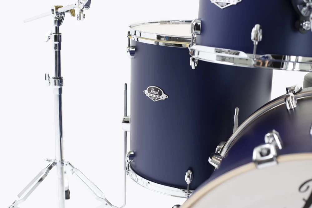 Pearl Export Lacquer Five Piece Kit In Indigo Night With Hardware 2 Pearl Export Lacquer Five Piece Kit In Indigo Night With Hardware - Image 2