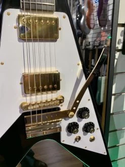 Gibson Custom Historic Jimi Hendrix 1969 Flying V Aged Ebony Right Hand -musical instrument IMG 1697