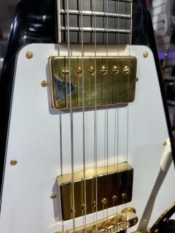 Gibson Custom Historic Jimi Hendrix 1969 Flying V Aged Ebony Right Hand -musical instrument IMG 1699