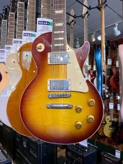 Gibson Custom Historic 1958 Les Paul Reissue VOS In Iced Tea Burst -musical instrument IMG 3856
