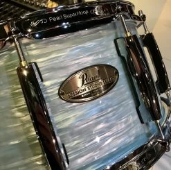 Pearl Session Studio Select 14 X 6.5 Birch Mahogany Snare In Blue Ice Oyster -musical instrument IMG 4336