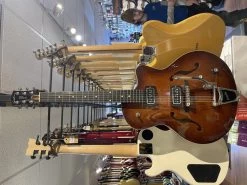 USED Godin 5th Avenue Uptown T-Armond Hollowbody Guitar - Havana Burst W/Case -musical instrument IMG 4630