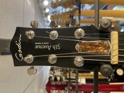 USED Godin 5th Avenue Uptown T-Armond Hollowbody Guitar - Havana Burst W/Case -musical instrument IMG 4631