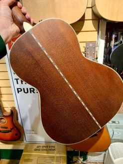 Fender PS-220E All Solid Parlor Acoustic In Aged Cognac Burst, Hardshell Case -musical instrument IMG 5908