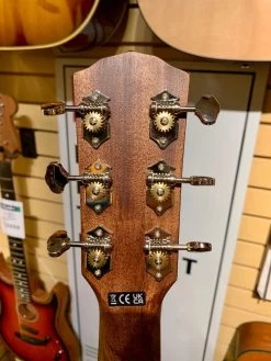 Fender PS-220E All Solid Parlor Acoustic In Aged Cognac Burst, Hardshell Case -musical instrument IMG 5909