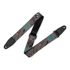 Levys 2" Down Under Series Poly Guitar Strap - Bird And Snake