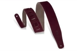 Levys 2.5" Suede Strap - Burgundy