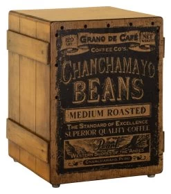 Pearl Primero Series Cajon, Coffee Crate Graphic