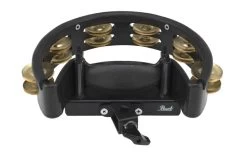 Pearl Tambourine Quickmount Brass Jingles -musical instrument PTM10GHX reverse