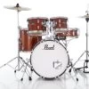 Pearl Roadshow Five Piece Kit With Hardware 22, 10, 12, 16, 14SN In Burnt Orange