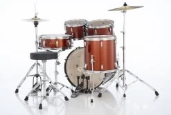 Pearl Roadshow Five Piece Kit With Hardware 22, 10, 12, 16, 14SN In Burnt Orange 6 Pearl Roadshow Five Piece Kit With Hardware 22, 10, 12, 16, 14SN In Burnt Orange -musical instrument RS525SCC749 reverse