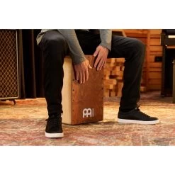 Meinl Cajon Snarecraft Baltic Birch Body, Almond Birch Front -musical instrument SC100AB hero
