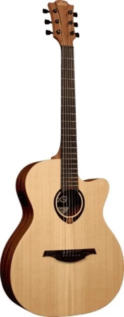 LAG Tramontane T70ACE Auditorium Cutaway Acoustic/Electric Solid Top