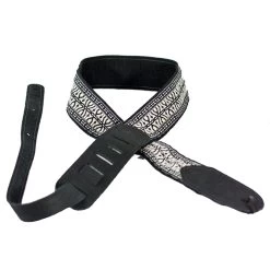 LM Straps Folk Series Jacquard - Black/White