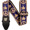 Ernie Ball Navy Beige Peace Love Dove Strap