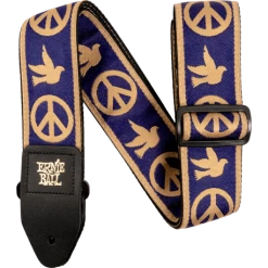 Ernie Ball Navy Beige Peace Love Dove Strap