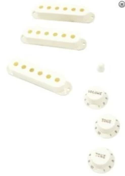 Fender Pure Vintage 60's Strat Accessory Kit, Vintage White