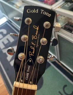 USED Gold Tone Paul Beard Round Neck Resophonic W/OHSC - CONSIGNMENT -musical instrument goldtone 5