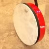 Remo 12" Frame Drum, Fiberskyn 3, Pre-tuned Hand Drum - Cherry Red