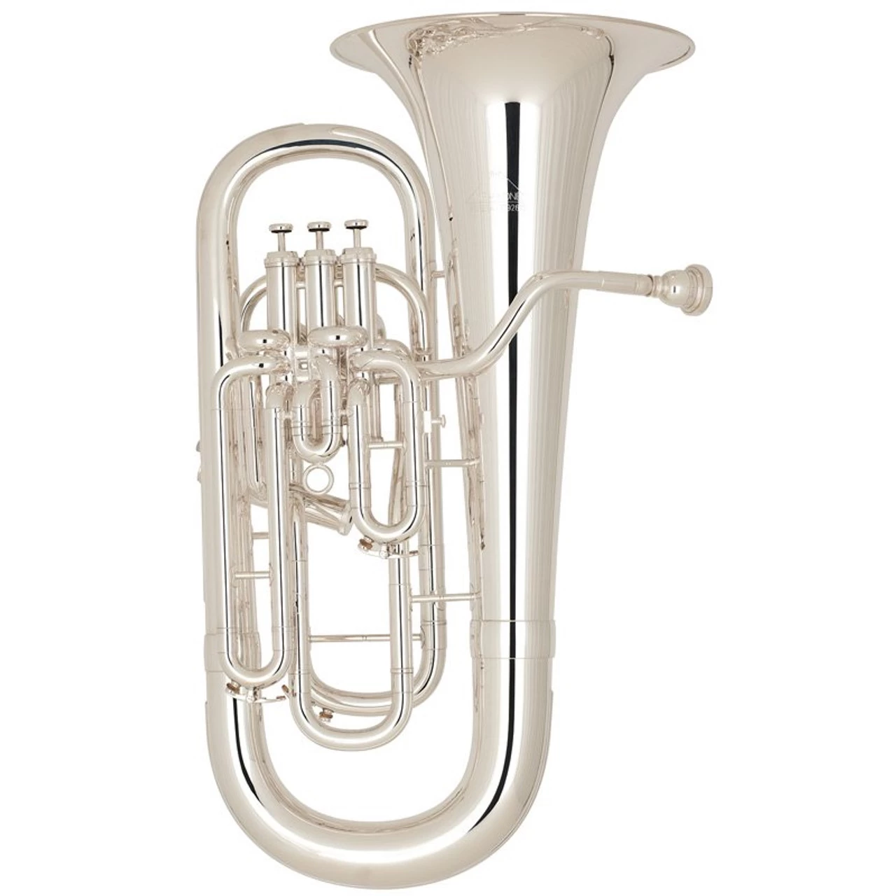 Miraphone 1258A 4 Valve Silver Plated Compensating Euphonium W/ Case 1 Miraphone 1258A 4 Valve Silver Plated Compensating Euphonium W/ Case