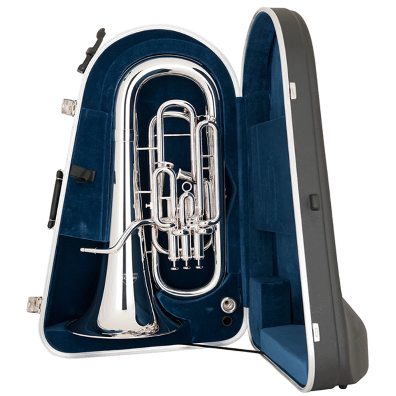 Miraphone 1258A 4 Valve Silver Plated Compensating Euphonium W/ Case 2 Miraphone 1258A 4 Valve Silver Plated Compensating Euphonium W/ Case - Image 2