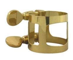Yamaha Soprano Saxophone Ligature; Gold Laquer