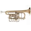 Scherzer 8111L Bb/A Rotary Piccolo Trumpet In Lacquer