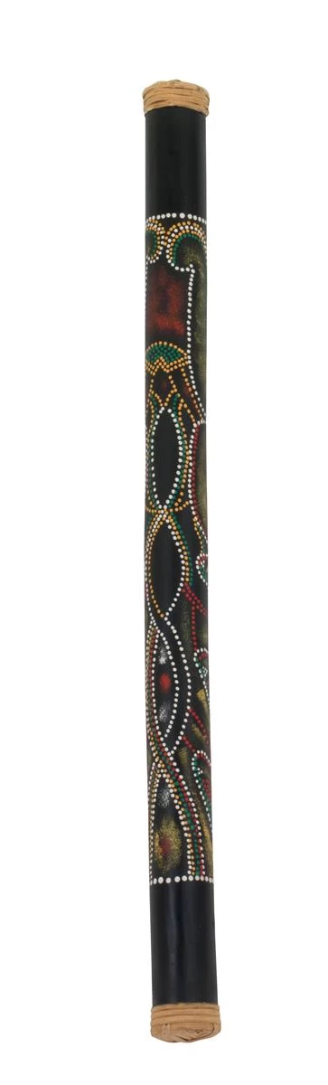 Pearl PBRSP 32" Bamboo Rainstick With Painted Hidden Spirit Design Finish 1 Pearl PBRSP 32" Bamboo Rainstick With Painted Hidden Spirit Design Finish