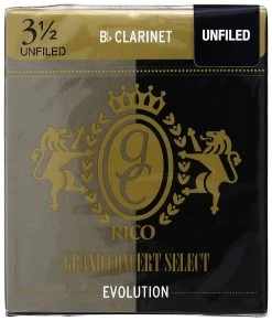 Rico Grand Concert Select Evolution For Bb Clarinet, Box Of 10