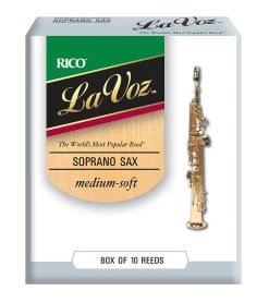 Rico La Voz Soprano Saxophone Reeds, Box Of 10