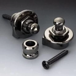 Schaller Strap Locks, Ruthenium 14010601