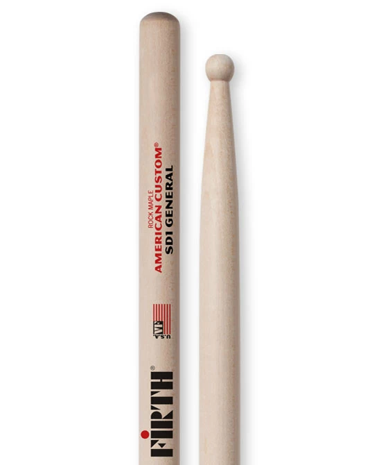 Vic Firth SD1 General Round Tip Sticks 1 Vic Firth SD1 General Round Tip Sticks